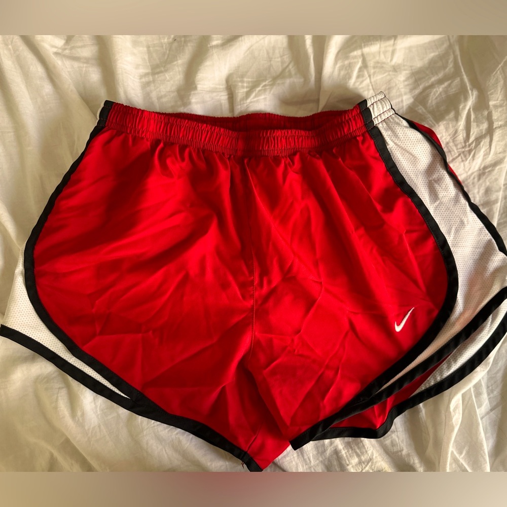Women’s Red Nike Sport Shorts